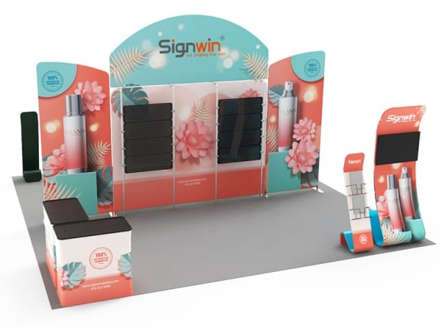 Tradeshow booth rendering