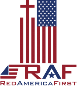Red America First Logo